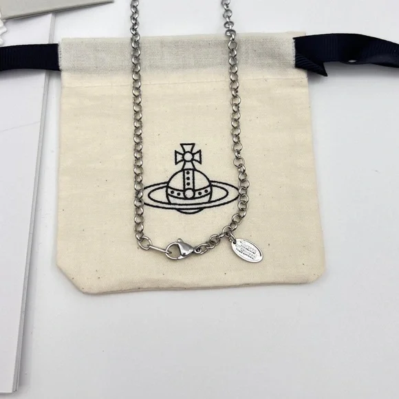 Vivienne Westwood Saturn Bell Necklace - Picture 9 of 10